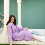 Lawn Embroidered shirt with beautiful Neckline