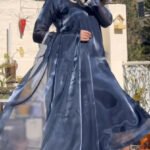 Navy blue on china slik