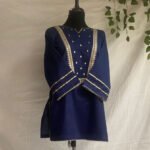 Navy blue classic lawn